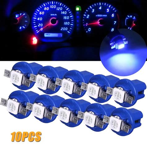 10Pcs LED Light Car Gauge Speed Dash Bulb For Volkswagen VW Passat B6