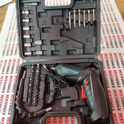 Jual Besttools Esd 4700 Cordless Screwdriver Bor Obeng Baterai