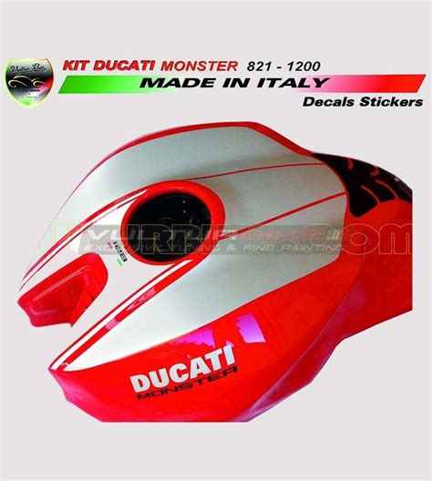 Adesivi Per Serbatoio Alluminio Ducati Monster 821 1200