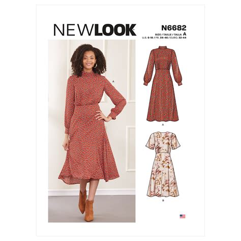 New Look Sewing Pattern N6682 Misses Dresses My Sewing Box