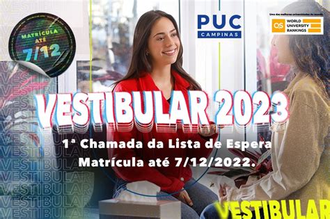 Portal Puc Campinas Aberta A Lista De Espera Do Vestibular Da