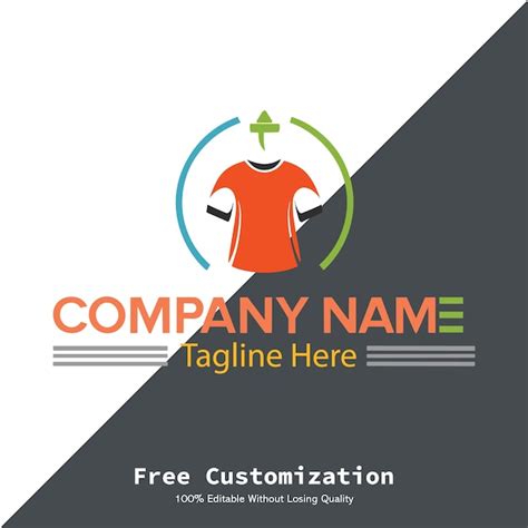 Premium Vector | Free vector t shirt business logo design