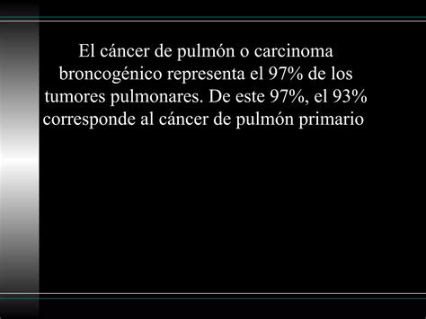 Cancer De Pulmon Ppt