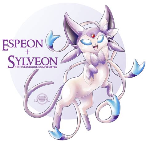 Espeon X Sylveon By Seoxys6 On Deviantart Pokemon Fusion Art Pokemon Gijinka Sylveon