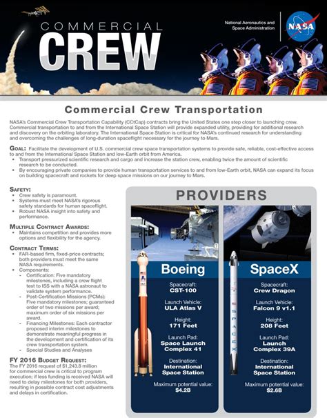 June Commercial Crew Program