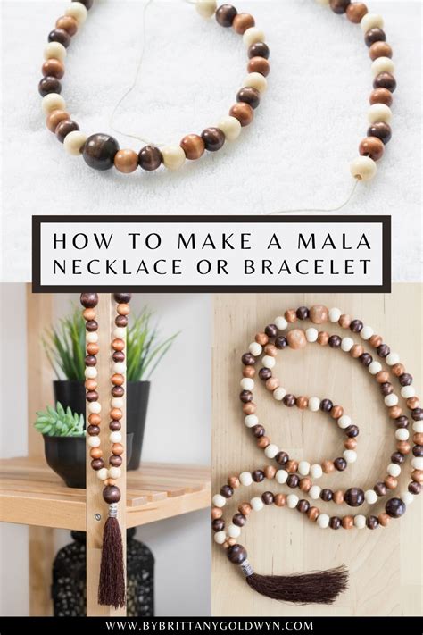 How To Make A Mala Necklace Diy Mala Necklace Or Bracelet Mala