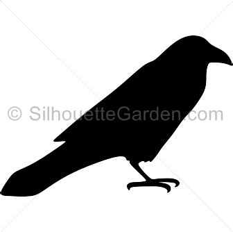 Raven Silhouette - Free Clip Art, Printable, and Vector Downloads