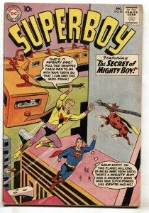 Superboy Comics 85 1960 Krypto Dc Silver Age Mighty Boy Comic Books