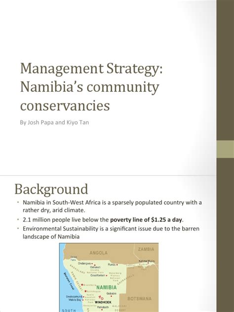 Namibia S Dual Approach To Community Based Natural Resource Management An Analysis Of The