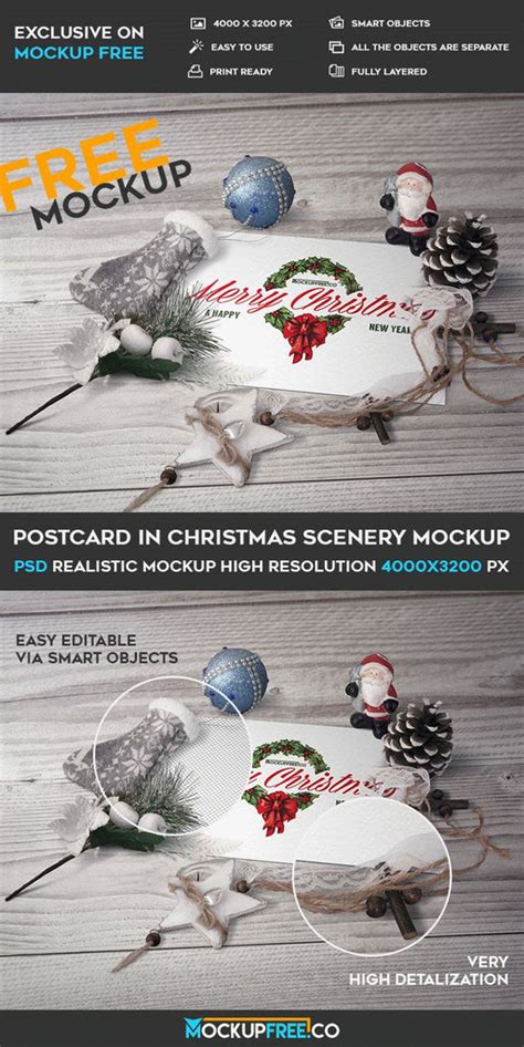 Free Folded Postcard Mockup (Psd) - CreativeBooster