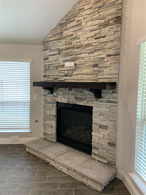 Ledgestone Tile Fireplace Fireplace Guide By Linda