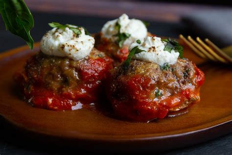 Low Carb Party Meatball Ricotta Bites Keto Grain Free