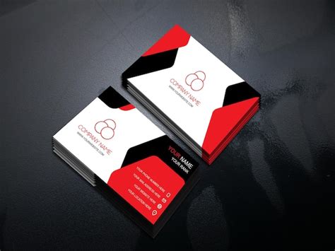 Premium PSD | 3D Business Card Mockup