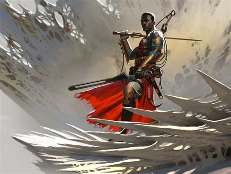 Resolute Blademaster MtG Art From Battle For Zendikar Set By Joseph