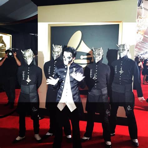 Ghost On The Red Carpet For The Grammys 2016 Band Ghost Ghost Bc Ghost