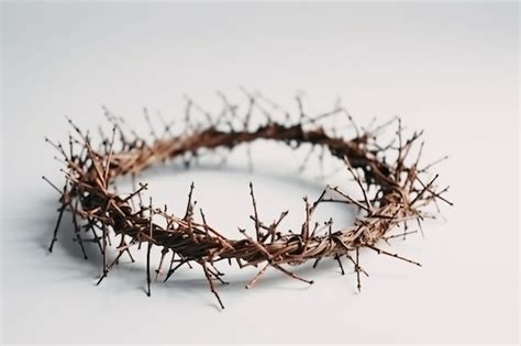 Premium Photo Jesus Crown Of Thorns Generative Ai Illustration