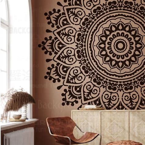 Mandalas Grandes Para Parede - Plantillas De Pared Decorativas Grandes Para Pintar Las Mejores
