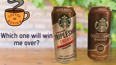 Starbucks Double Shot Vs Triple Shot Energy Drink Youtube