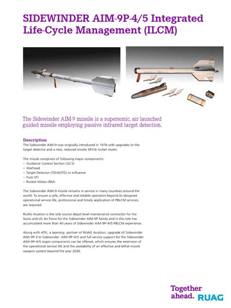 FS Sidewinder | PDF | Missile | Military Science