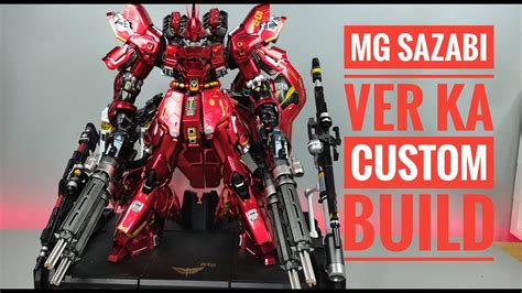 MG SAZABI Ver KA CUSTOM BUILD Daban 6631s YouTube