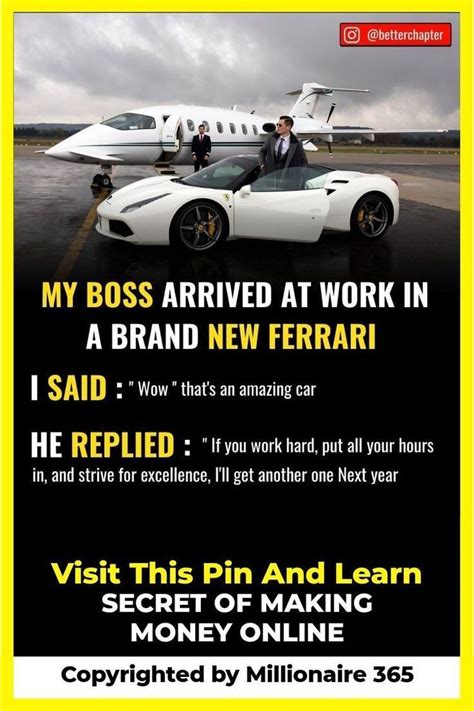 An Advertisement For A Private Jet Airliner With The Caption My Boss