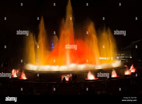 Magic fountain montjuic hi-res stock photography and images - Alamy