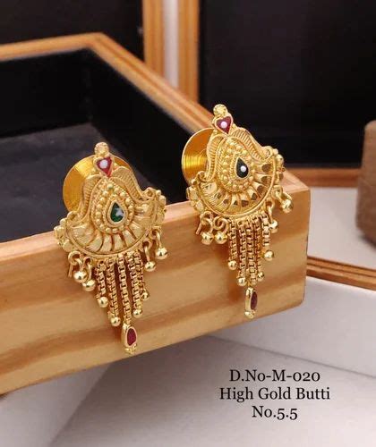 Golden Artificial Earrings Jewellery, Free Size at Rs 199/pair in Surat