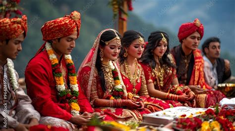 Traditional Nepalese Wedding Ceremony: A traditional wedding ceremony ...