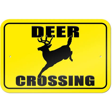 Deer Crossing Sign - Walmart.com - Walmart.com