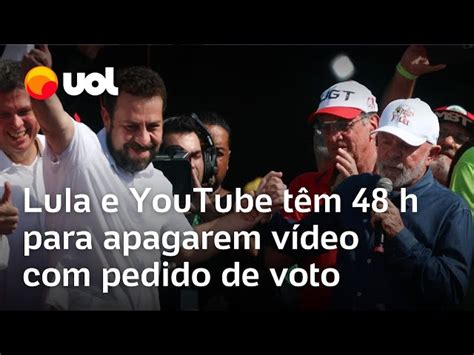 Lula Remove Vídeo Do 1º De Maio Em Que Fez Pedido De Votos Para Boulos