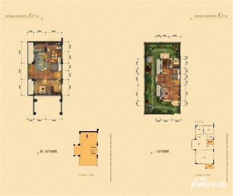 重庆北大资源悦来北大资源悦来户型图 联排别墅a2户型 联排别墅a2户型 575㎡ 3张户型图首付金额5750平米 吉屋网