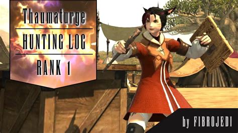 Ffxiv Thaumaturge Hunting Log Rank Fibrojedi