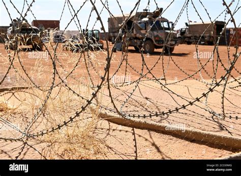 Mali Gao Minusma Un Peace Keeping Mission Camp Castor German Army