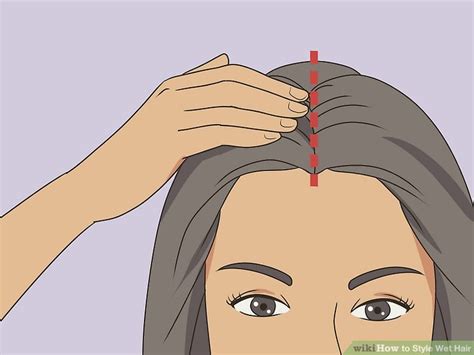 6 Ways To Style Wet Hair Wikihow