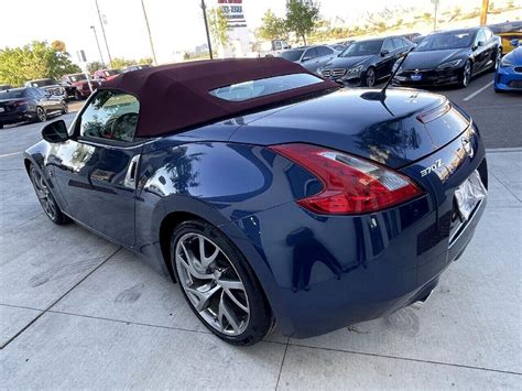 2014 Nissan Z 370z Roadster Touring 7at 16011 Miles Blue Convertible 3