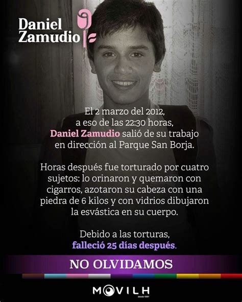 Hoy hace 11 años Movilh recordó el caso de Daniel Zamudio Novena Digital