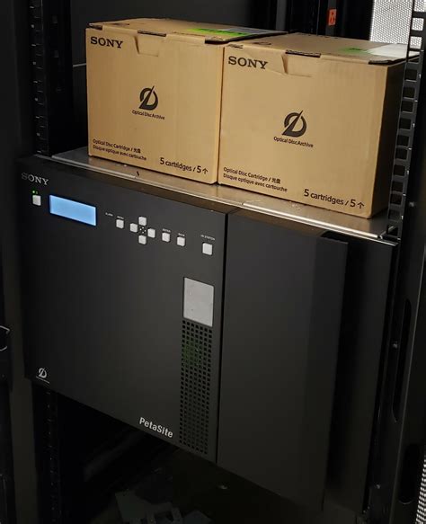 Optical Disc Archive System Sony Sony Prony 14