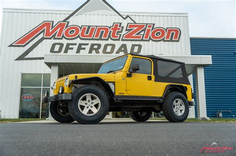 Jeep Wrangler Unlimited Solar Yellow Mount Zion Offroad