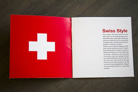 Swiss Design Brochure On Behance