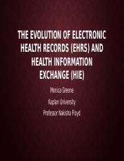 The Evolution Of Electronic Health Records The Evolution Of