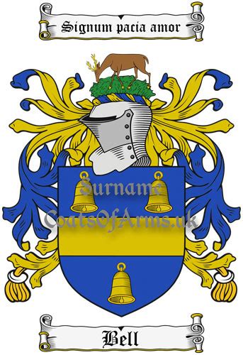 Bell (Scotland) Coat of Arms (Family Crest) Image Download