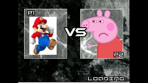 Mario Super Mario Bros Vs Peppa Pig REQUEST BATTLES 167 YouTube