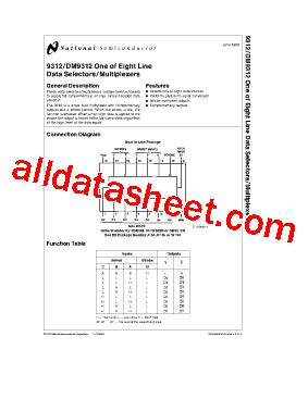 Datasheet Pdf National Semiconductor Ti