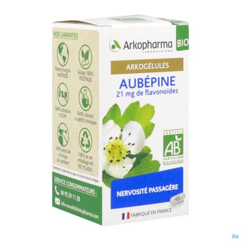 Arkogélules aubépine bio gélules