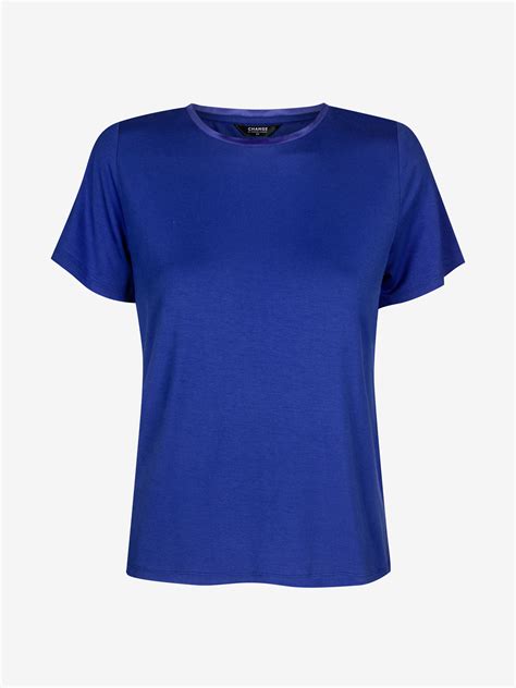 Lily Kort Arm Nattskjorte Bluing Kr CHANGE Lingerie