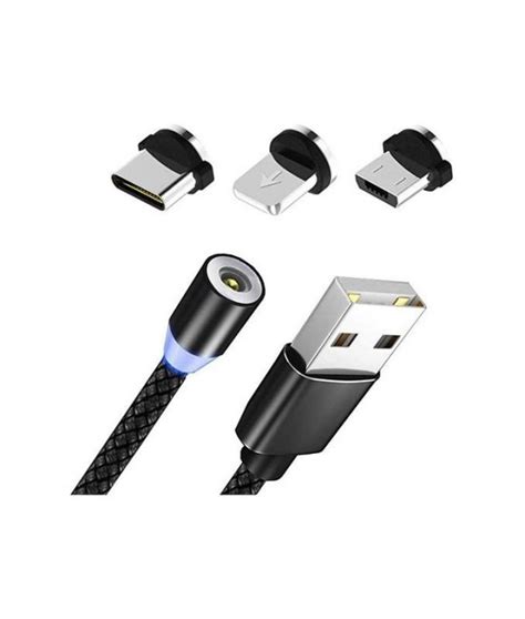 Cable Usb Magnétique 3 En 1 Micro Usb Type C Lightning Ltpower