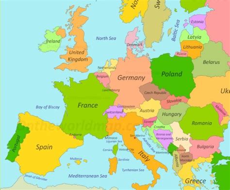 Printable Maps Of Western Europe Printable Online