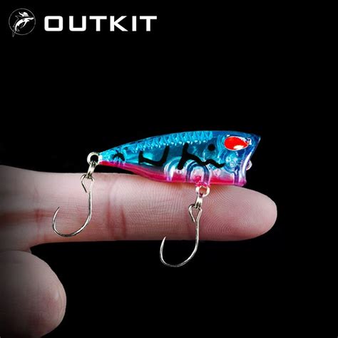 Neue 1 stücke 4cm 3g mini Popper Harte Köder Minnow Angeln Locken