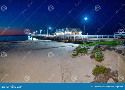 Busselton Jetty at Sunset, Western Australia Editorial Photography ...