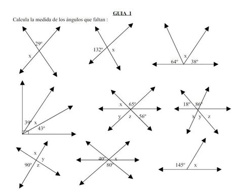 Calcula La Medida De Los Angulos Que Faltan Brainly Lat